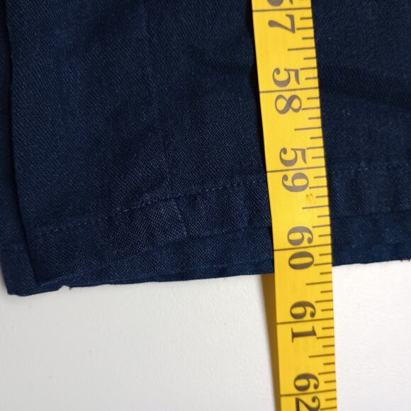 Men Flame Resistant FR Long Utility Coverall Blue - Picture 6 of 15